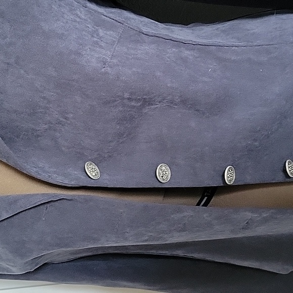 Suede like fabric pencil skirt suit - Picture 2 of 3